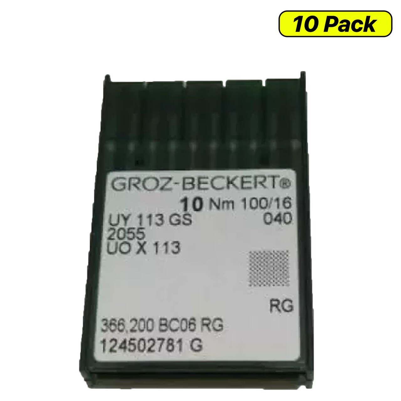 10 Pieces GROZ-BECKERT UY 113 GS 2055 Chromium Sewing Machine Needles